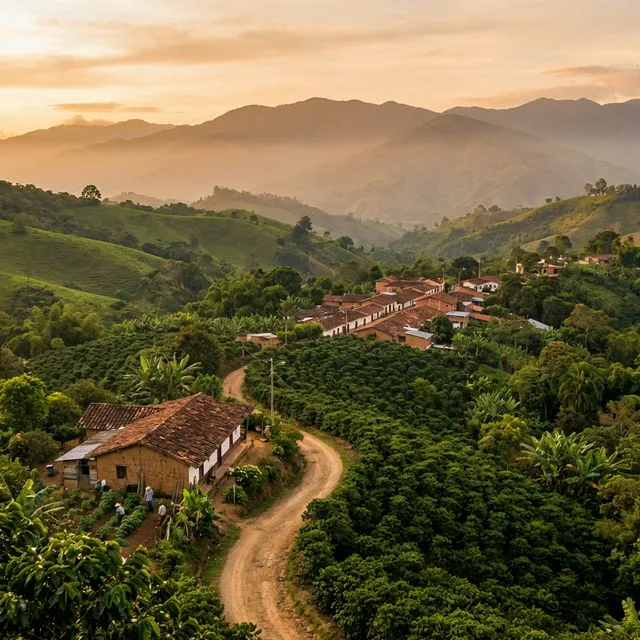 Travel view representing San Eduardo in Boyacá, Colombia
