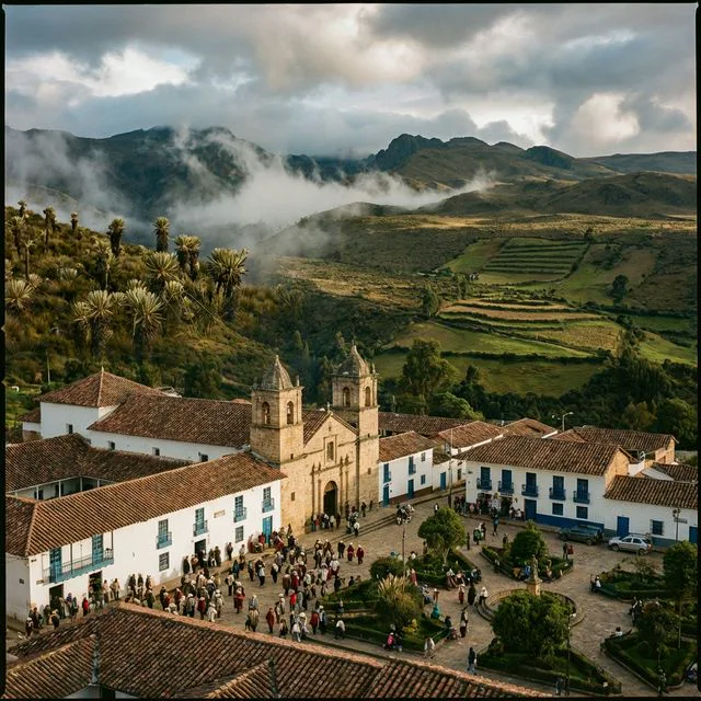 Travel view representing San Mateo in Boyacá, Colombia