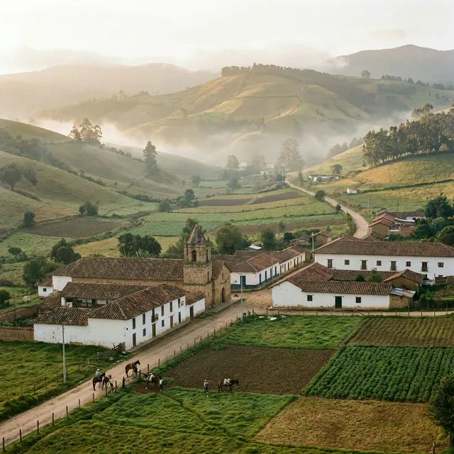 Travel view representing Sativasur in Boyacá, Colombia