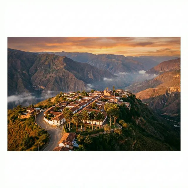 Travel view representing Soatá in Boyacá, Colombia