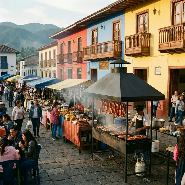 Travel view representing Sutamarchán in Boyacá, Colombia