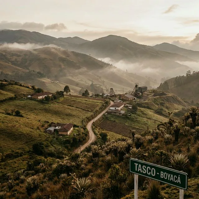 Travel view representing Tasco in Boyacá, Colombia