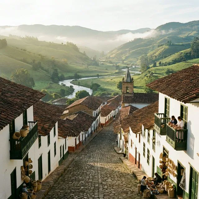 Travel view representing Tenza in Boyacá, Colombia