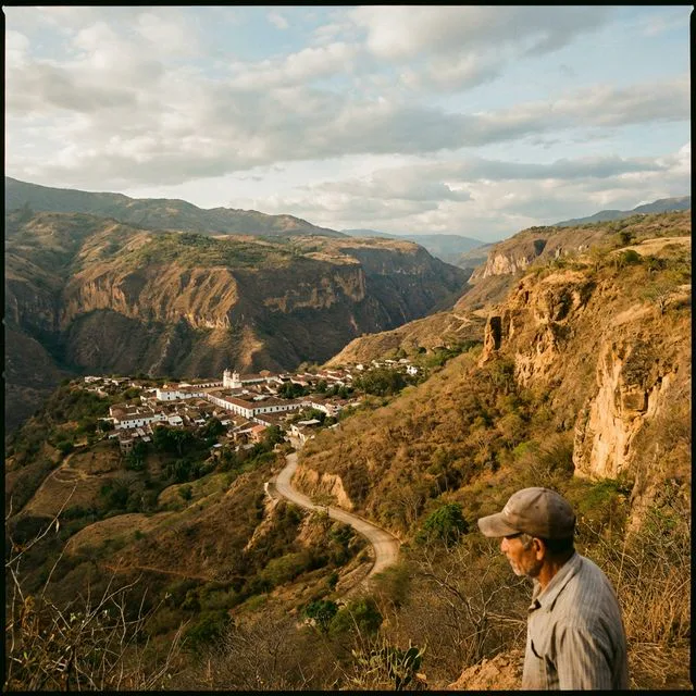 Travel view representing Tipacoque in Boyacá, Colombia
