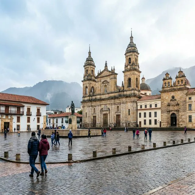 Travel view representing Tunja in Boyacá, Colombia