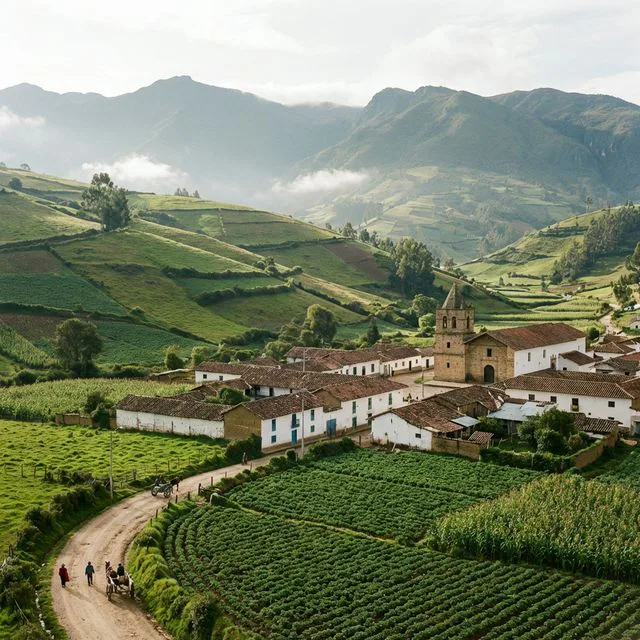 Travel view representing Tuta in Boyacá, Colombia