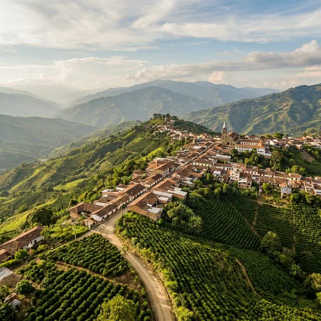 Travel view representing Anserma in Caldas, Colombia