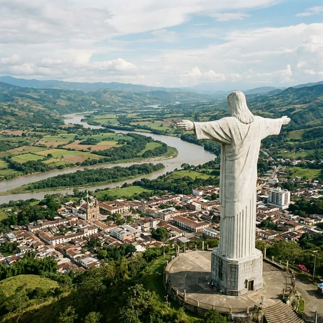Travel view representing Belalcázar in Caldas, Colombia