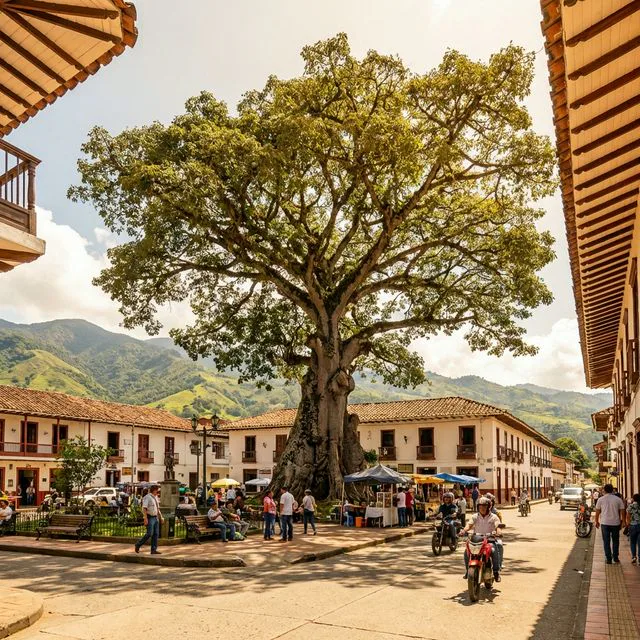 Travel view representing Victoria in Caldas, Colombia
