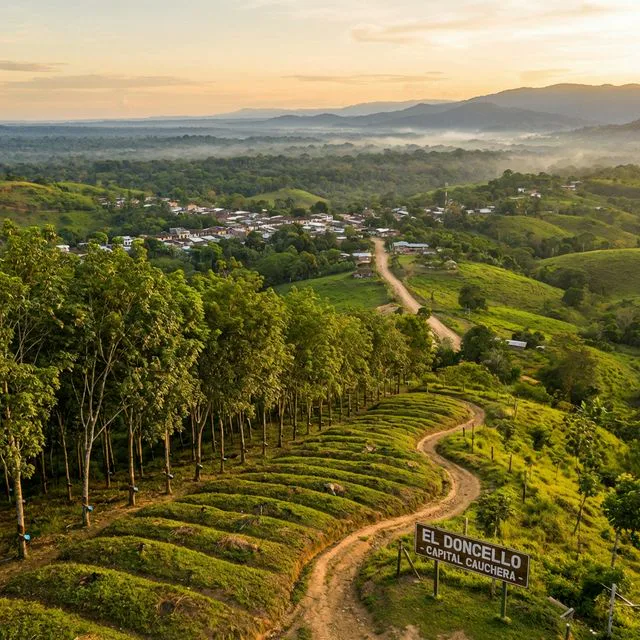 Travel view representing El Doncello in Caquetá, Colombia