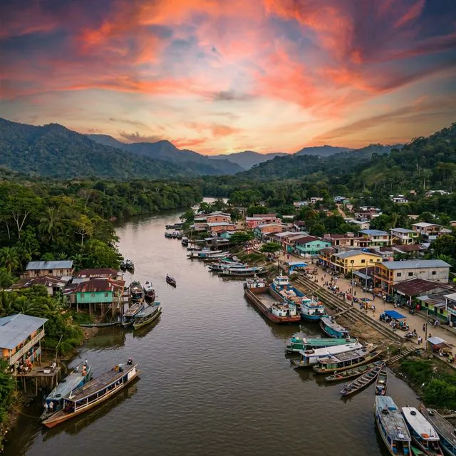 Travel view representing Milán in Caquetá, Colombia
