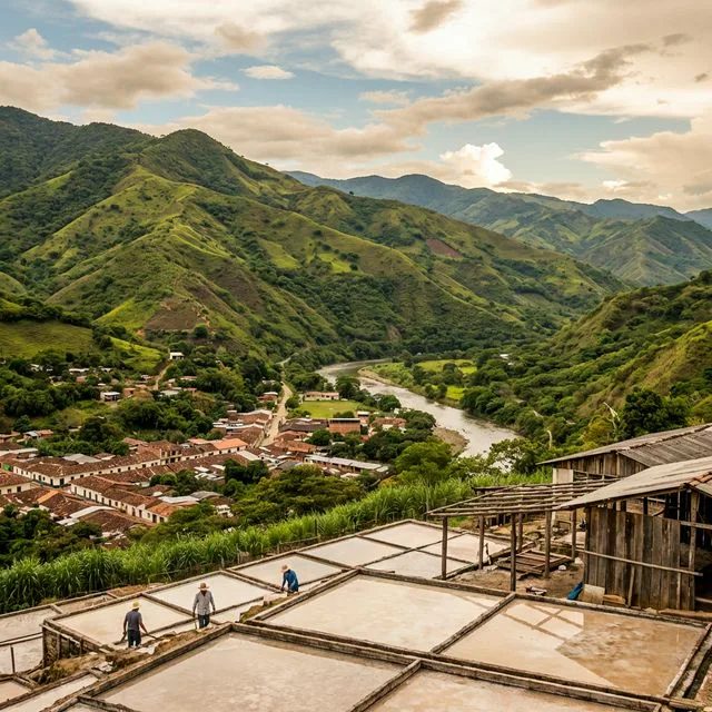 Travel view representing Chámeza in Casanare, Colombia