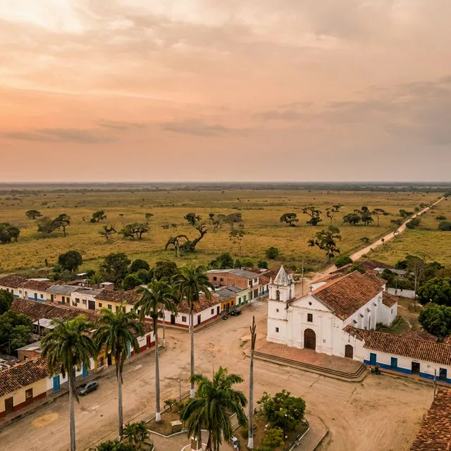 Travel view representing Maní in Casanare, Colombia