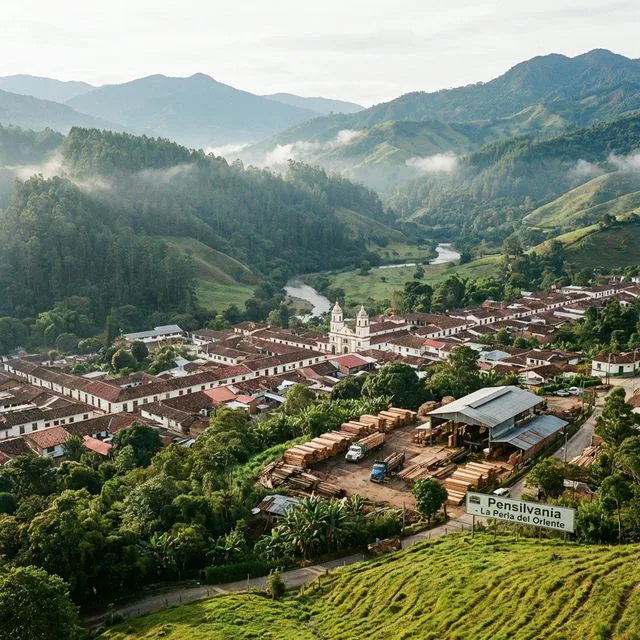 Travel view representing Pensilvania in Caldas, Colombia
