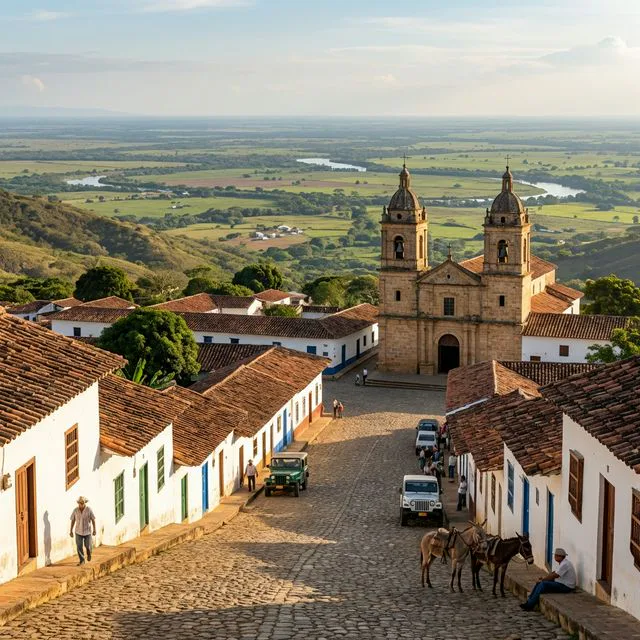 Travel view representing Támara in Casanare, Colombia