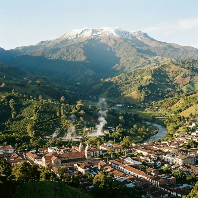 Travel view representing Villamaría in Caldas, Colombia