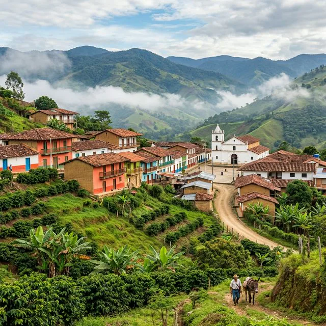 Travel view representing Balboa in Cauca, Colombia