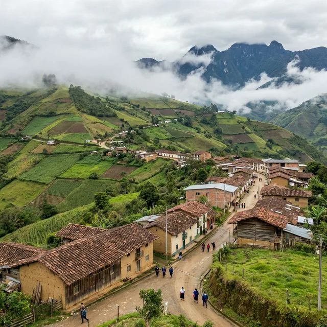 Travel view representing Caldono in Cauca, Colombia