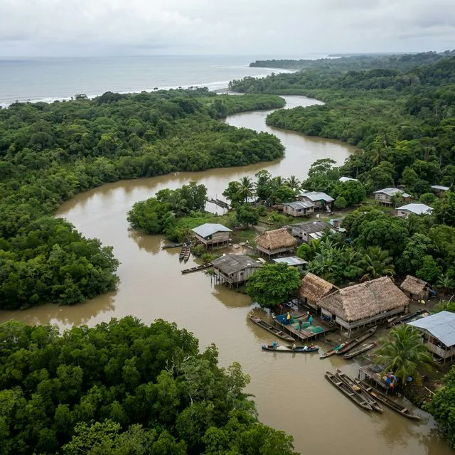 Travel view representing López in Cauca, Colombia