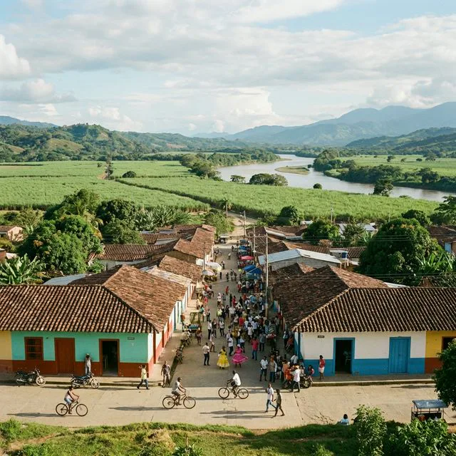 Travel view representing Padilla in Cauca, Colombia