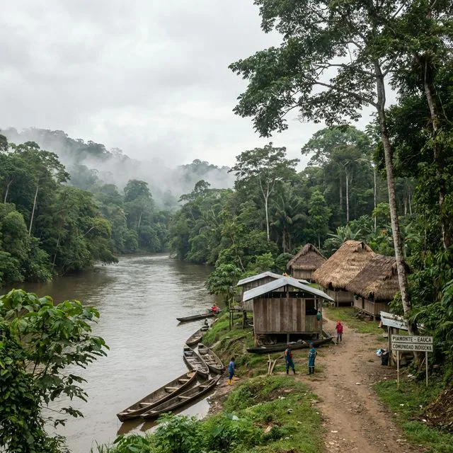 Travel view representing Piamonte in Cauca, Colombia