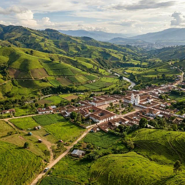 Travel view representing Piendamó in Cauca, Colombia