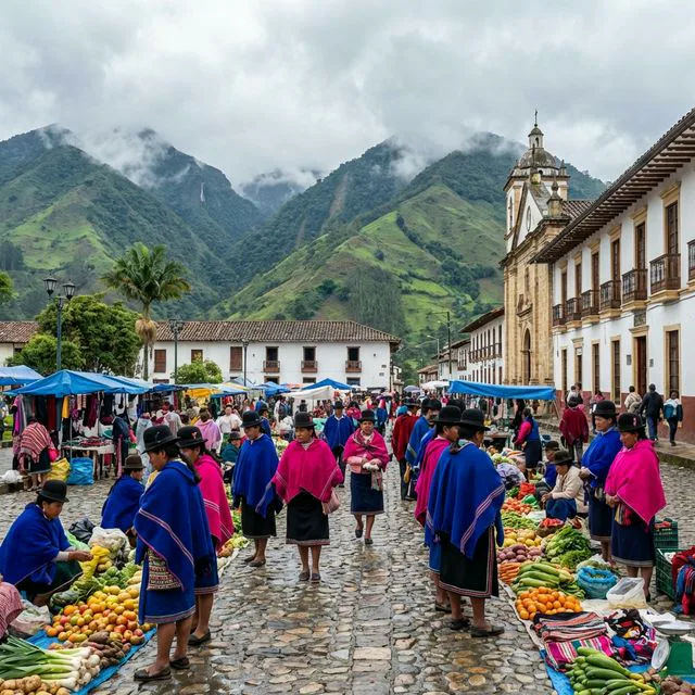 Travel view representing Silvia in Cauca, Colombia