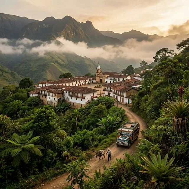Travel view representing Sucre in Cauca, Colombia
