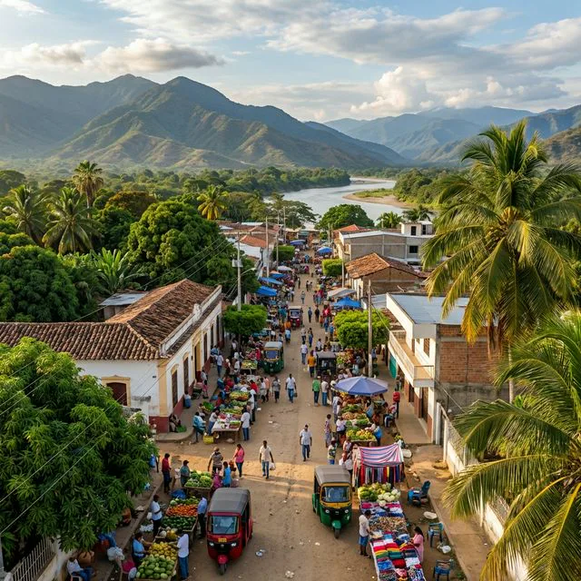 Travel view representing Aguachica in Cesar, Colombia