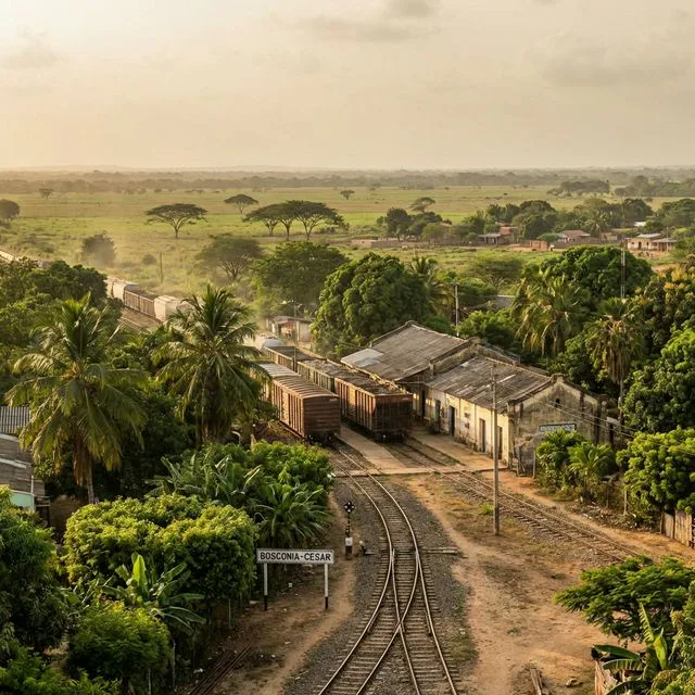 Travel view representing Bosconia in Cesar, Colombia