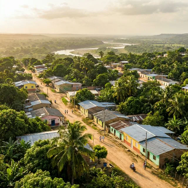 Travel view representing Pailitas in Cesar, Colombia