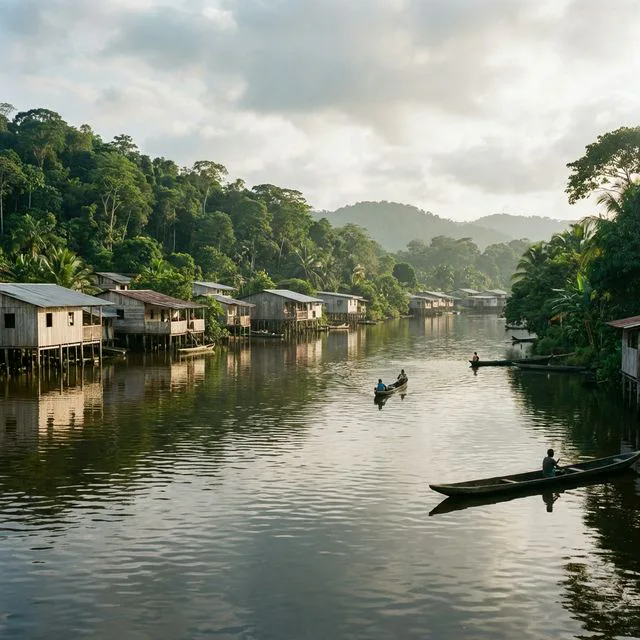 Travel view representing Atrato in Chocó, Colombia