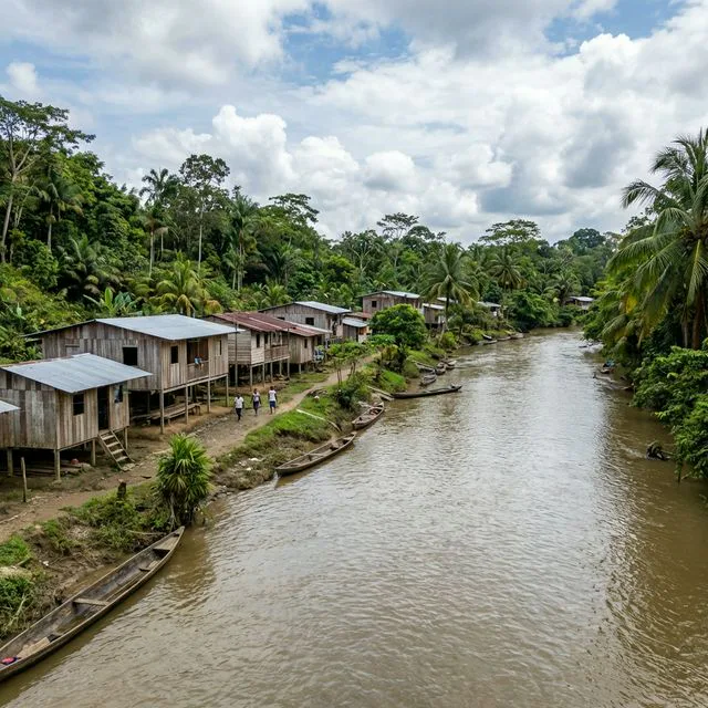 Travel view representing El Cantón del San Pablo in Chocó, Colombia
