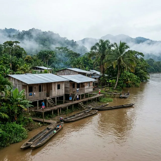 Travel view representing Río Iro in Chocó, Colombia