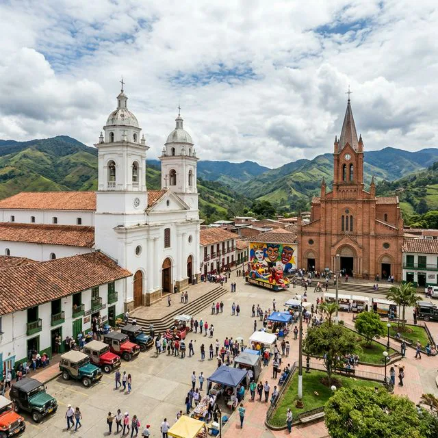 Travel view representing Riosucio in Chocó, Colombia