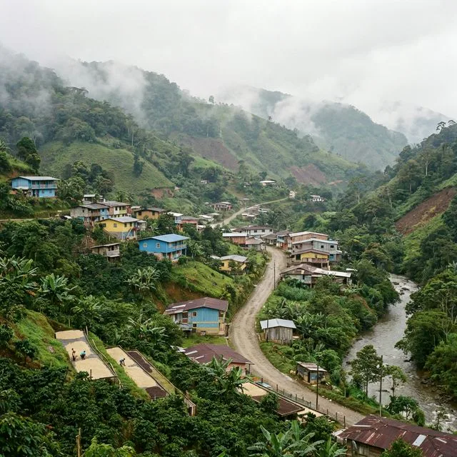 Travel view representing San José del Palmar in Chocó, Colombia