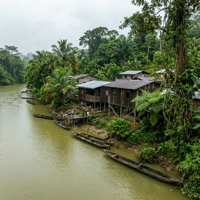 Travel view representing Sipí in Chocó, Colombia