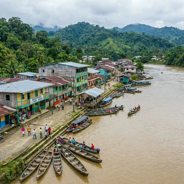 Travel view representing Tadó in Chocó, Colombia