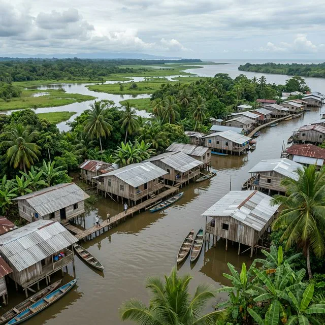 Travel view representing Unguía in Chocó, Colombia
