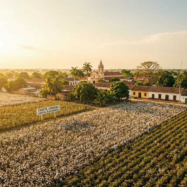 Travel view representing Cereté in Córdoba, Colombia