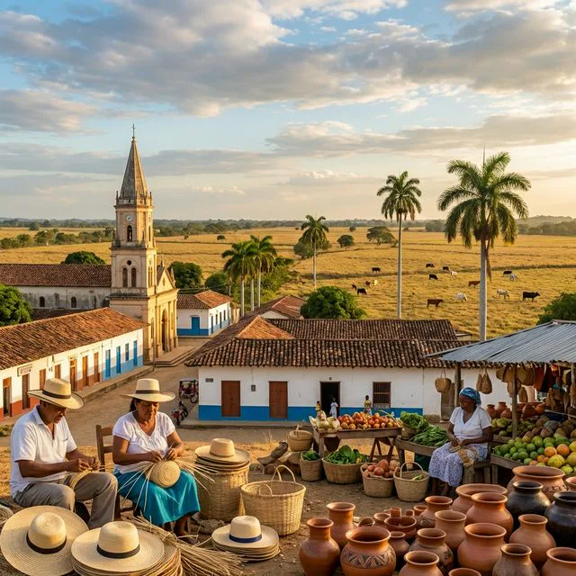Travel view representing Chinú in Córdoba, Colombia