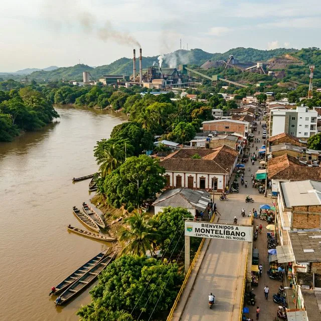 Travel view representing Montelíbano in Córdoba, Colombia