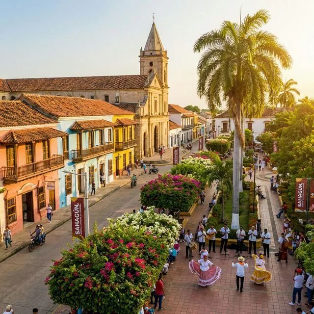 Travel view representing Sahagún in Córdoba, Colombia
