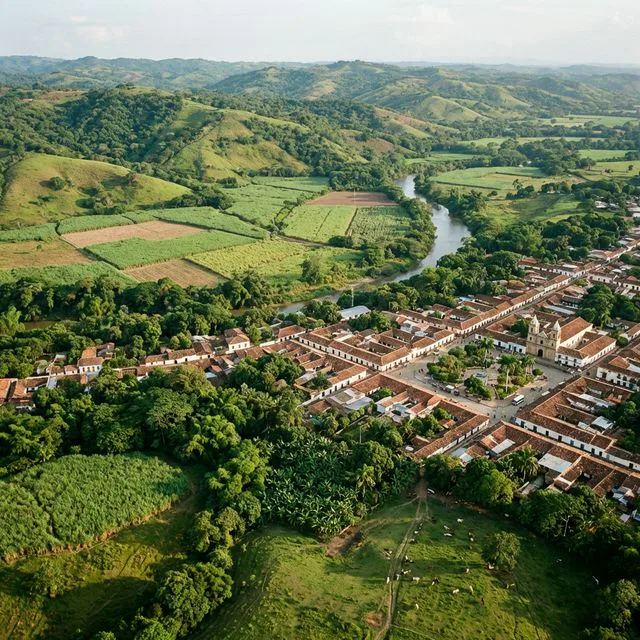 Travel view representing San Carlos in Córdoba, Colombia