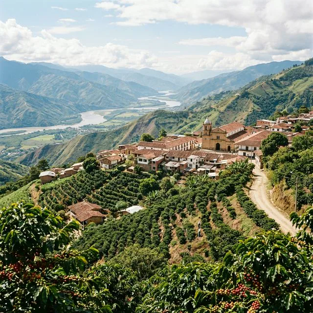 Travel view representing Albán in Cundinamarca, Colombia