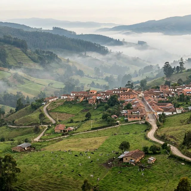 Travel view representing Bituima in Cundinamarca, Colombia