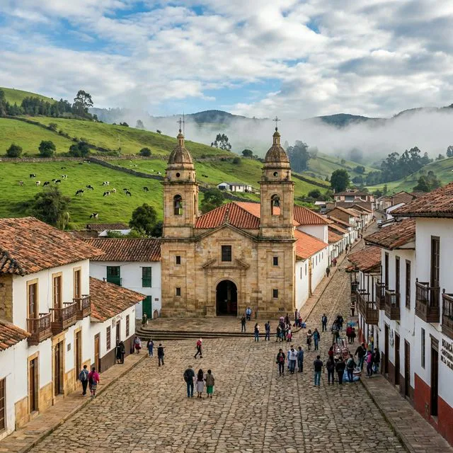 Travel view representing Bojacá in Cundinamarca, Colombia