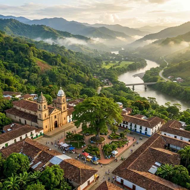 Travel view representing Chaguaní in Cundinamarca, Colombia