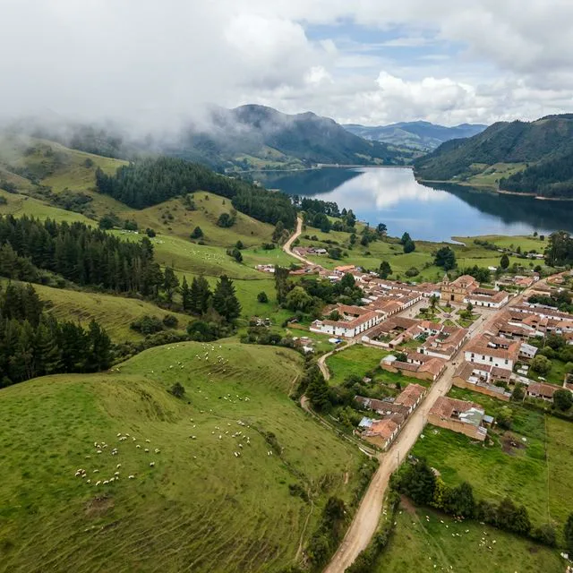 Travel view representing Cogua in Cundinamarca, Colombia
