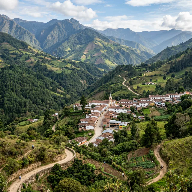 Travel view representing Fosca in Cundinamarca, Colombia